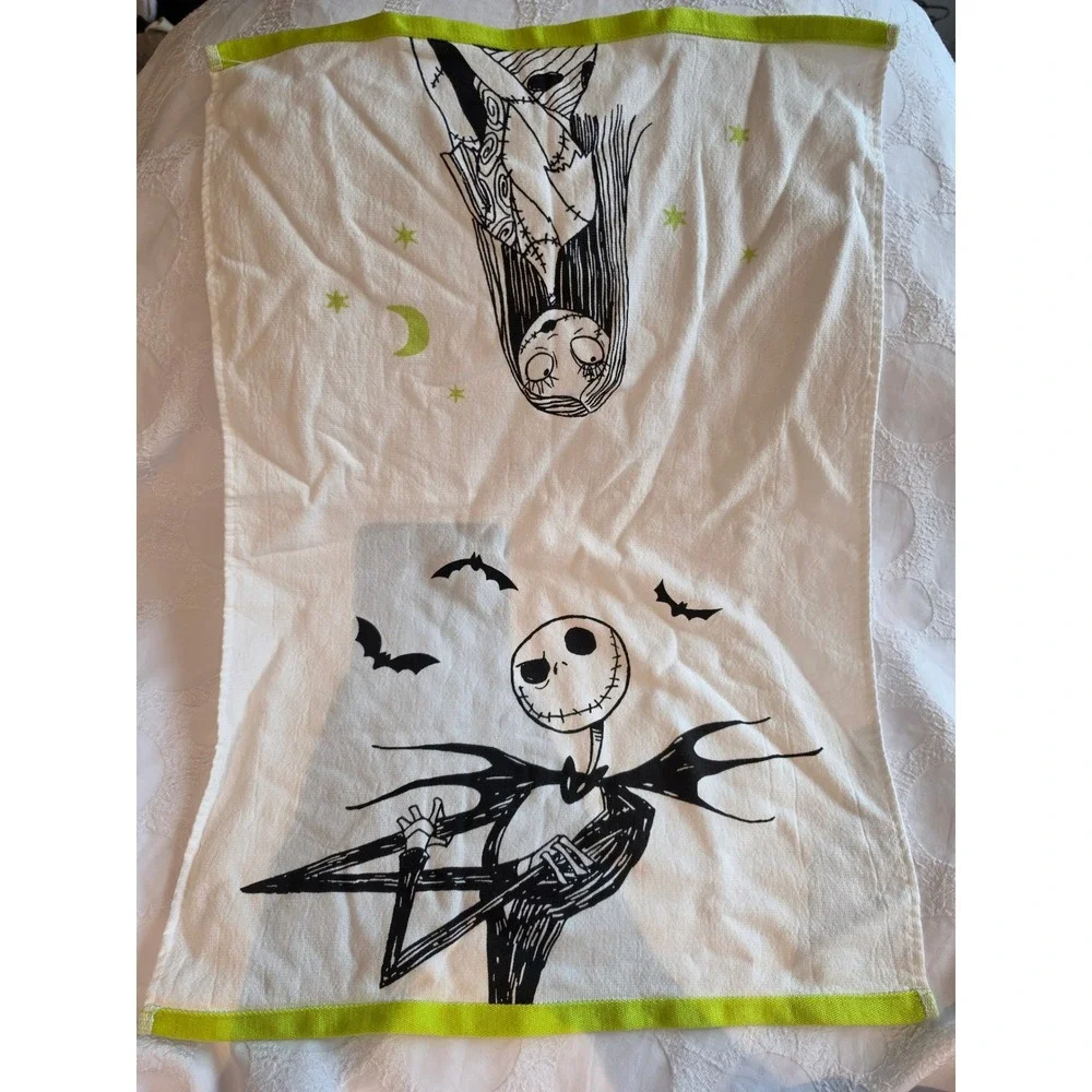 Disney Nightmare Before Christmas Jack Skellington Sally Kitchen Towel Set 3pc